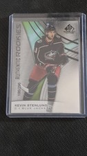 2019-20 UD SP Game Used KEVIN STENLUND #103 186/296 Authentic Rookie RC