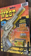 Wild West Cap gun Pistol Die Cast Metal Brand New JA-RU