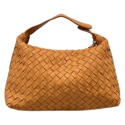 BOTTEGA VENETA Intrecciato 114087 Light Brown Leather - Handbag | eBay