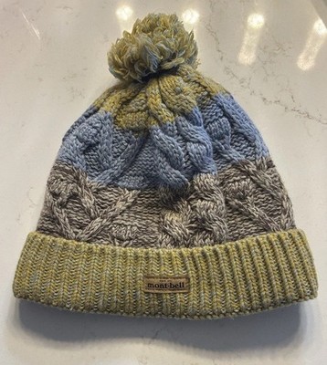 Mont-Bell Bonbon Knit Hat M/L Loose Kin Shimarin Japan
