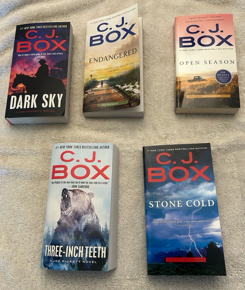 Mixed Lot of 8 PICKETT . DEWELL Novels By Bestseller C.J. Box~ 3 HC, 5 PB - Image 2 of 4