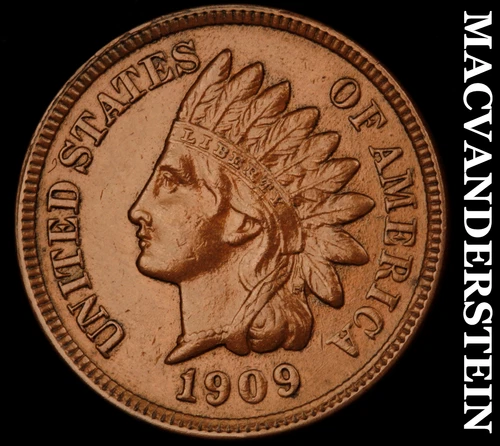 1909 Indian Head Cent- Choice Gem Brilliant Uncirculated++ Luster #J329