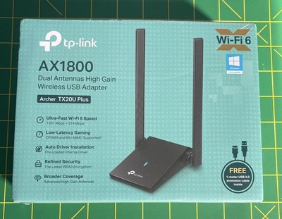 TP-Link | Archer TX20U Plus AX1800 | WiFi 6 USB Adapter for Desktop PC
