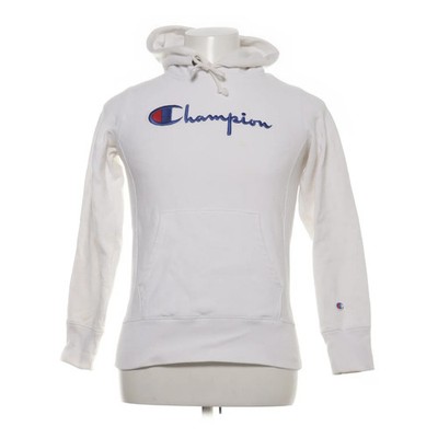 Champion, Kapuzenpullover, Größe: M, REVERSE WEAVE WARM UP, Weiß, Baumwolle #wY9