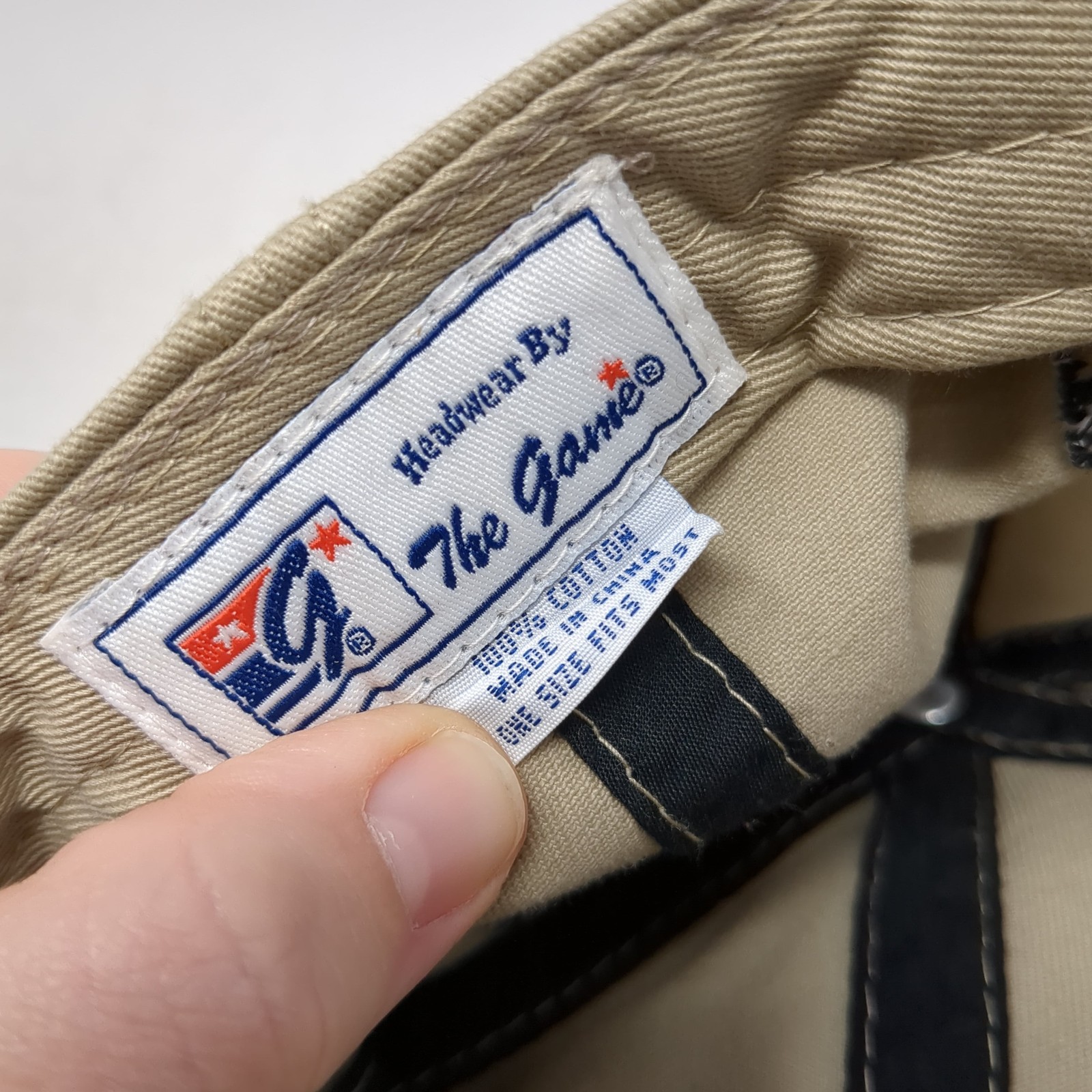 Tamarack Resort Strapback Hat Solid Beige One Siz… - image 9