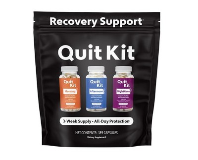 Quit Kit Detox & Withdrawal Support System | 21Day Recovery Supplement for An...