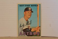 1967 TOPPS RUSTY STAUB BASEBALL  CARD #73