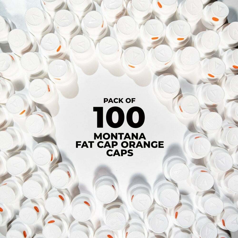 Montana Orange Dot Caps - 100 Pack
