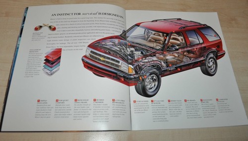 1995 Chevrolet Chevy Blazer Verkaufskatalog Broschüre Prospekt - Bild 8 von 11