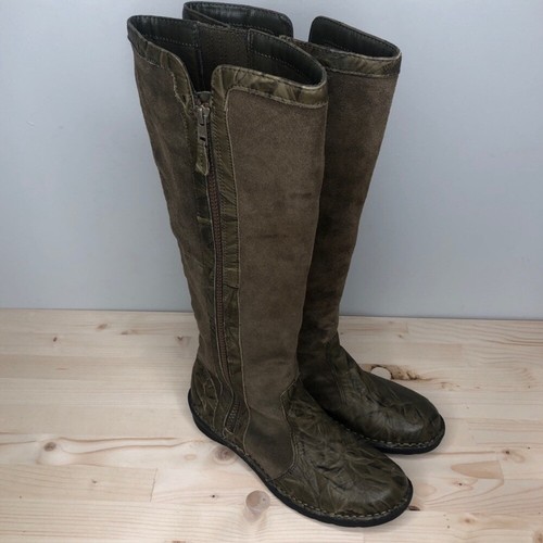 Clarks Bendables Nikki Park Green Tall 
