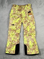 Mens The North Face Freedom Ski Snowboard Small Waterproof Snow Pants Paintbrush