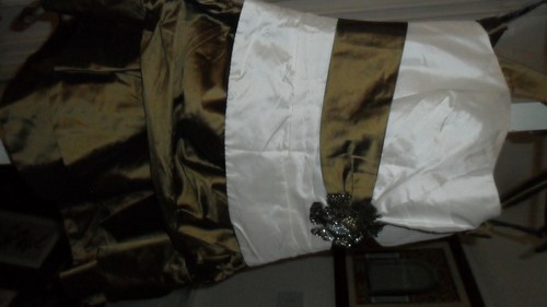 LINEA RAFFAELLI 3PCE MOTHER OF THE BRIDE SKIRT SUIT SIZE UK 12 GOLD AND CREAM - Picture 8 of 11