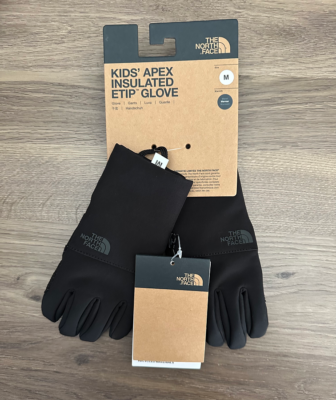 ⭐️NWT⭐️ The North Face Boys Apex Insulated Etip Gloves Sz M