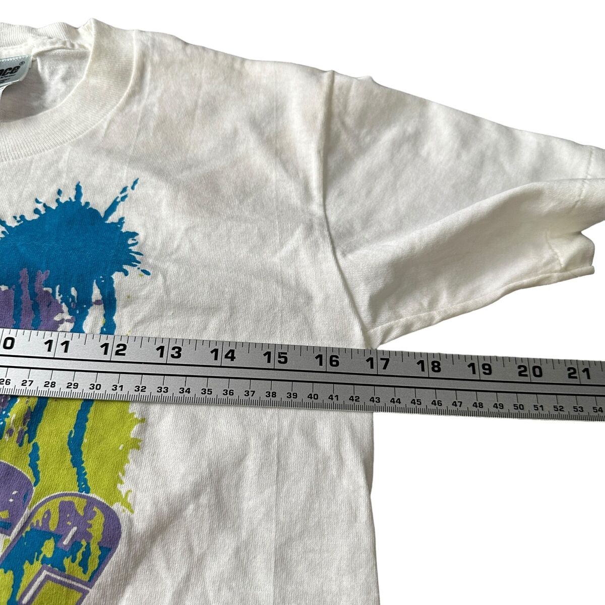 Vintage Prince Tennis T-Shirt Men's Medium White Paint Vintage Prince Tennis T-Shirt Men's Medium White Paint