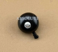ALTALINE 57MM ROYAL CROWN STEEL BLACK BICYCLE BELL.