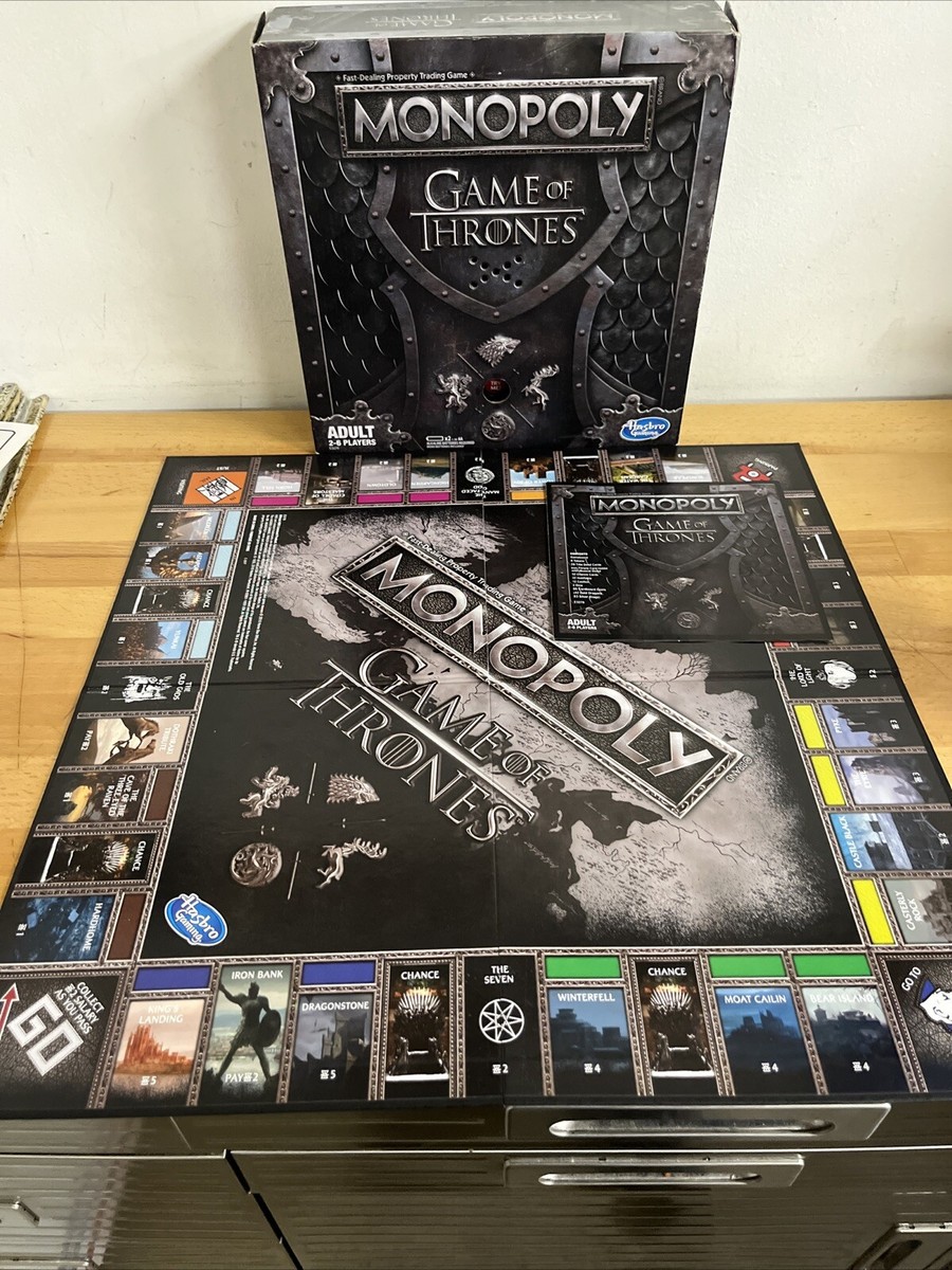 Hasbro Monopoly Game of Thrones Edition Board Game Swords