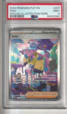 Iono 237 PSA 9 Mint Paldean Fates 2024 Special Illustration