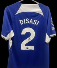 Axel Disasi Chelse Hand Signed Home Shirt 2023-24