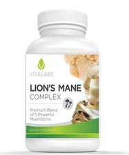 Buy Bulk Supplements Lion's Mane Mushroom Complex 700MG Buy Multiple QTY & Save