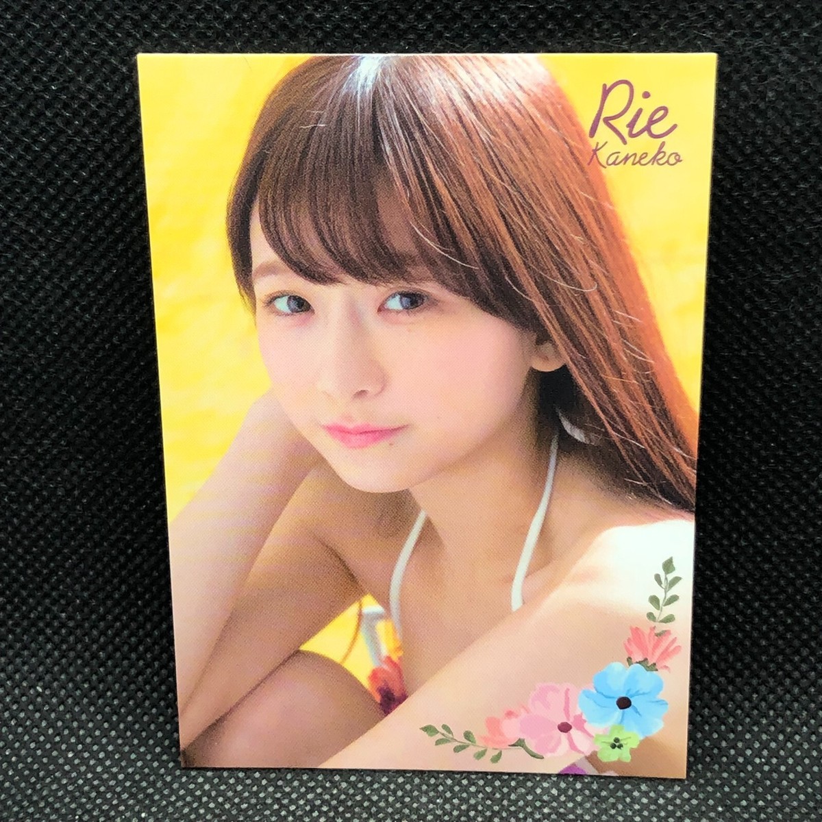 Rie Kaneko TCG CARD Regular 12 bikini Girl model 2017 Japanese