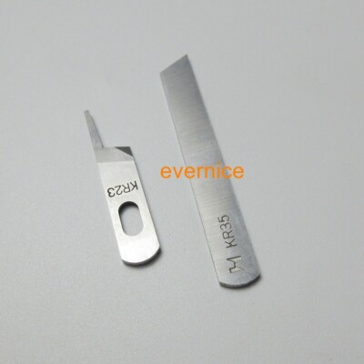 Upper & Lower Knife KR23+KR35 for Siruba Taiko 737/747 Overlock sewing machine