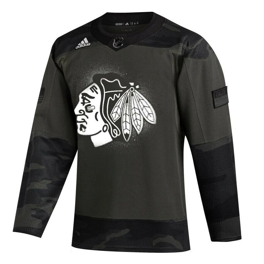 Chicago Blackhawks Black Authentic Practice Jersey