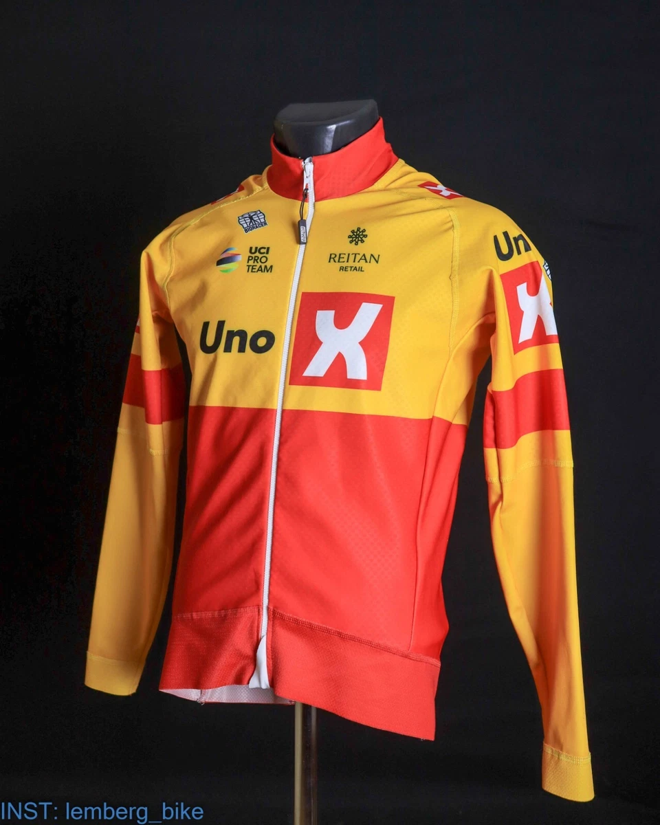 Bioracer Uno X Pro Cycling Team 2021 thermal long sleeve jersey Small
