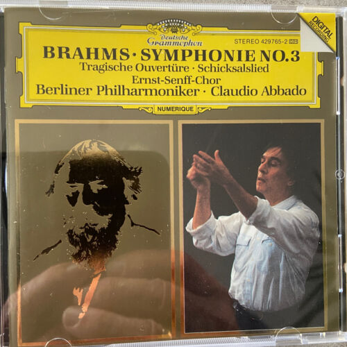 BRAHMS: Symphonie No. 3 - Abbado (CD DG 429 765-2 Stereo / neu) - Bild 1 von 2