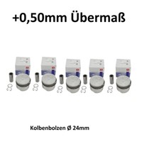 Kolben Set +0,50 FüR Audi Seat Skoda VW 2.4 D AAB 028 107 065 CF NE