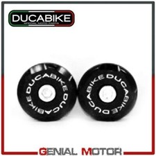 Tappi Telaio in Alluminio Nero TTNM01D Ducabike Ducati Monster 696 2008 > 2014