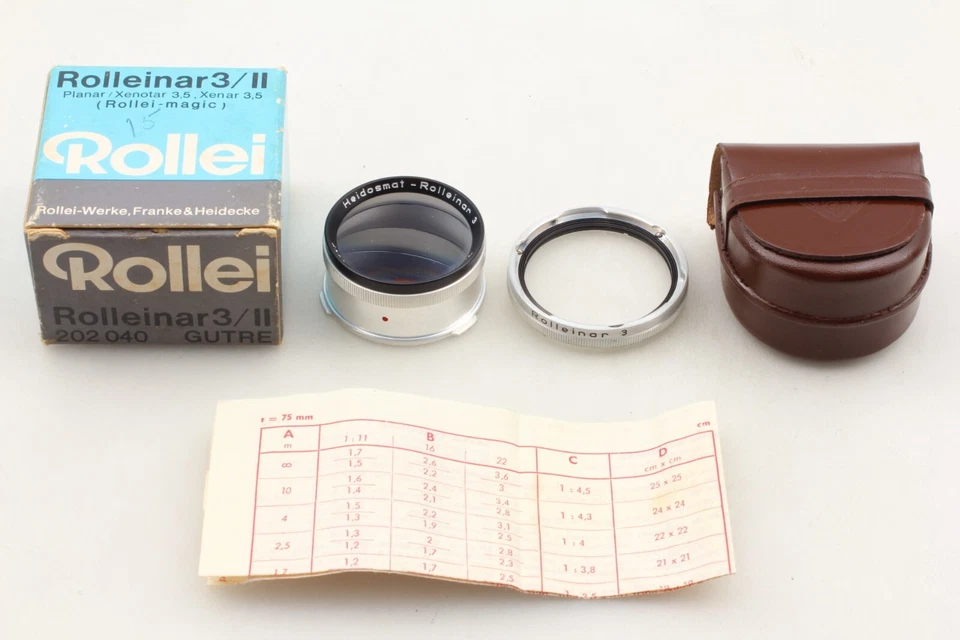 【NEAR MINT】 Rollei Rolleinar 3 Bay II Close-Up Lens Rolleiflex TLR From JAPAN - Image 2 of 4