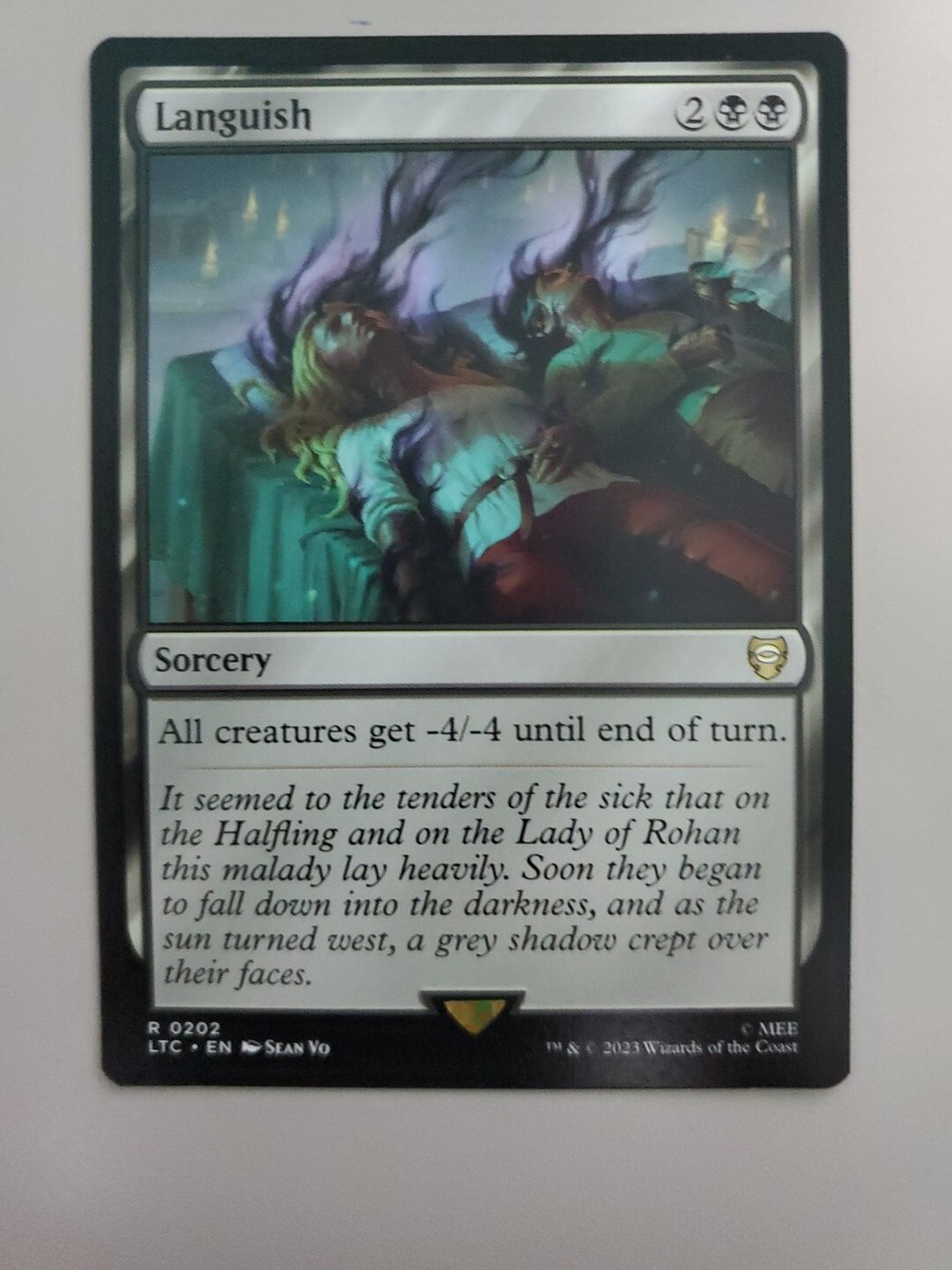 MTG Languish Tales of Middle-earth Commander 0202 Regular Rare