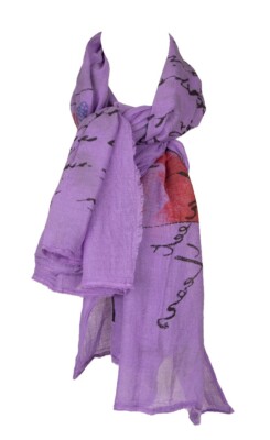 Sciarpa foulard donna SWEET YEARS articolo LF75SY SY01 - cm.145 x cm.120 (circa)