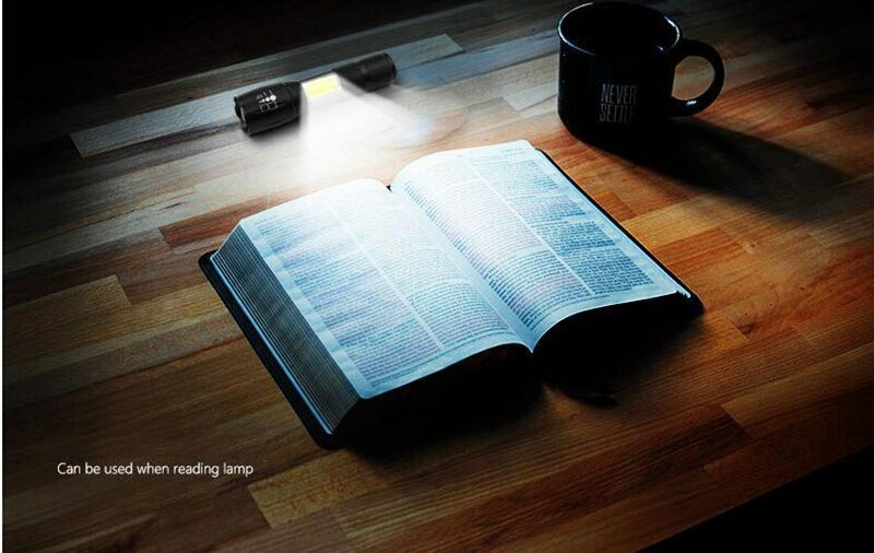 Mini LED flashlight USB rechargeable powerful flash light Torch Lamp AAA - Picture 12 of 20