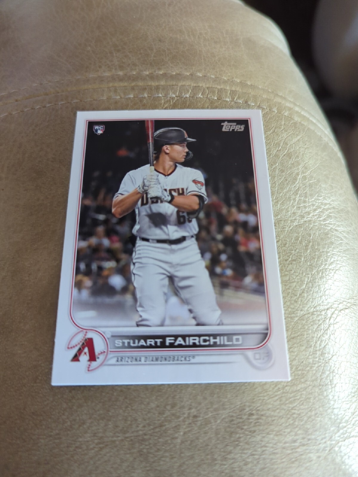 2022 Topps #163 Stuart Fairchild RC - Arizona Diamondbacks