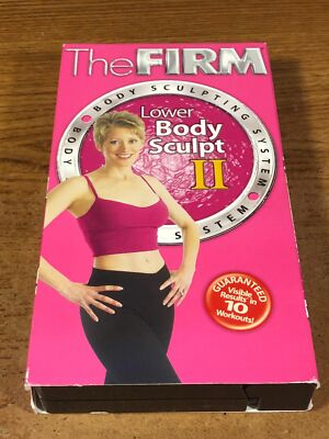 The Firm Lower Body Sculpt II  VHS Used Tape Fitness Exercise Libby Heath
