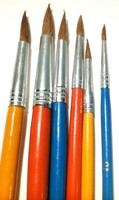 Goat Hair Round Style Paint Brush Set 6pcs Art210 Goat Hair Round Style Paint Brush Set 6pcs Art210