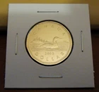 Canada 2003w Prooflike Loonie One $1 Dollar Loon New Effigy W Mint Mark 2003