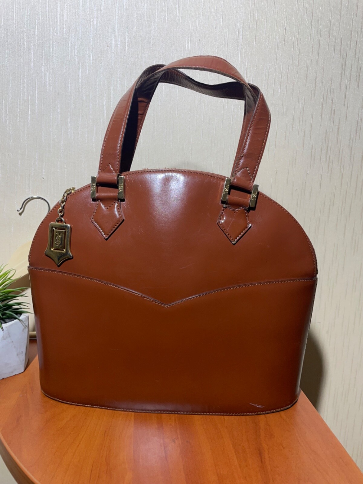 Yves Saint Laurent borsa vintage in pelle rara da archivio anni 90