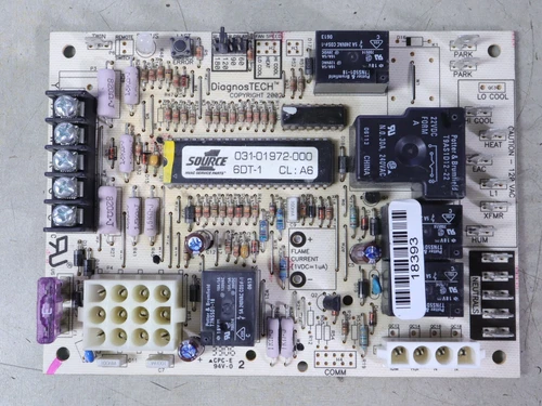 York Luxaire Coleman 031-01972-000 Furnace Control Circuit Board CL:A6