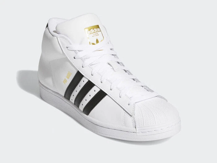Adidas originals mens pro model superstar mid top