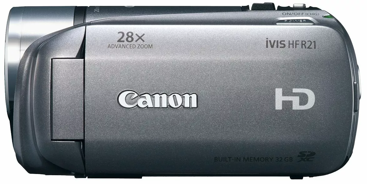 Canon Digital Video Camera Ivis Hf R21 Silver Ivishfr21Sl 20X