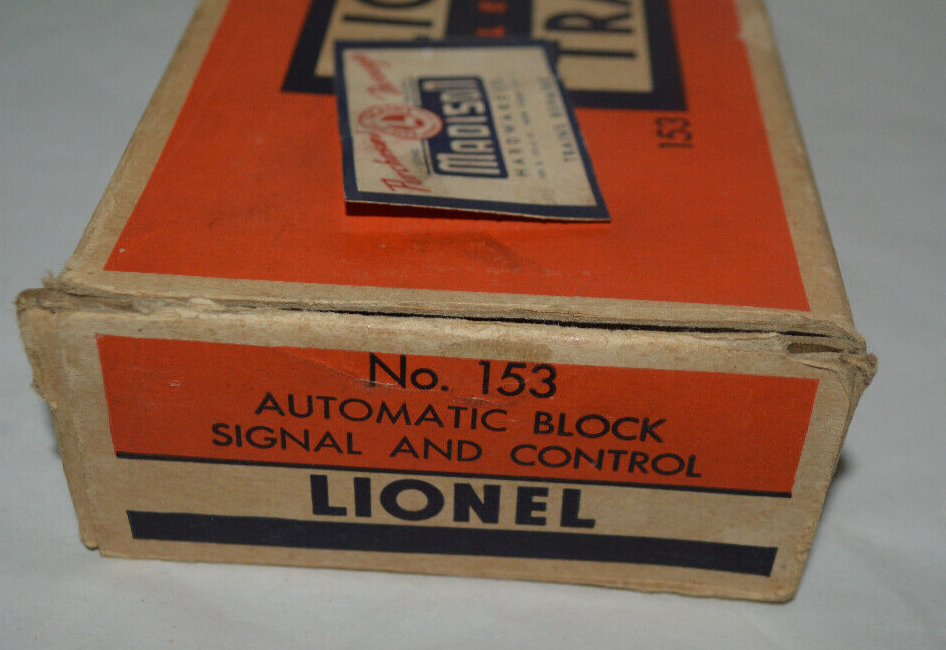 Lionel No. 153 Automatic Block Signal & Control- O Gauge | eBay