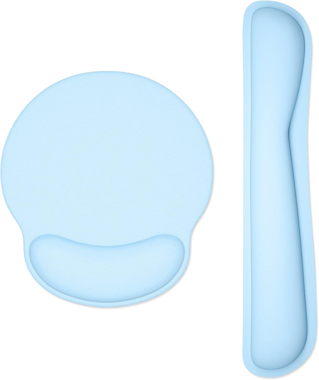 Ergonomic Memory Foam Keyboard Wrist Rest and Mouse Pad with Wrist Support-image