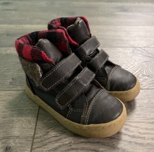 Baby Gap Buffalo Check Infant Toddler 7 Sneaker Boots