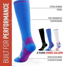 Compression Socks for Trail Running, Recovery, Travel, and Outdoor Adventures