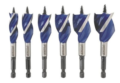Irwin Tools IRWIN SPEEDBOR Drill Bit Set for Wood, 4-Inch, One Size, Multi 