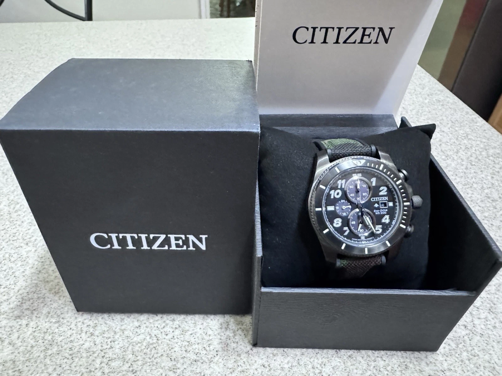 Citizen Promaster Tough Chronograph Date Camouflage Watch 44MM CA0727-04E
