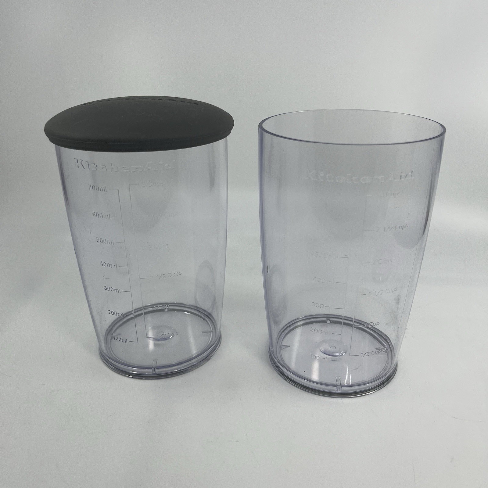 KITCHENAID 3-Cup/700ml Immersion Blender Jar Cup LOT OF 2 + 