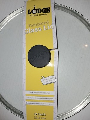 Lodge GL12 Tempered Glass 15 Inch Cover, 12-Inch Lid New